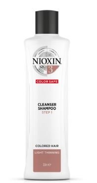NIOXIN Attīrošs Šampūns Krāsotiem matiem. Sistēma Nr. 3, 300 ml