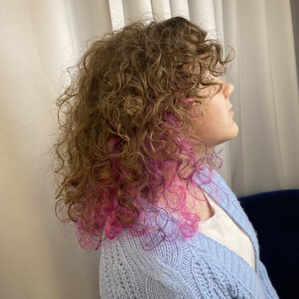 #rozāšķipsnas #pinkhair