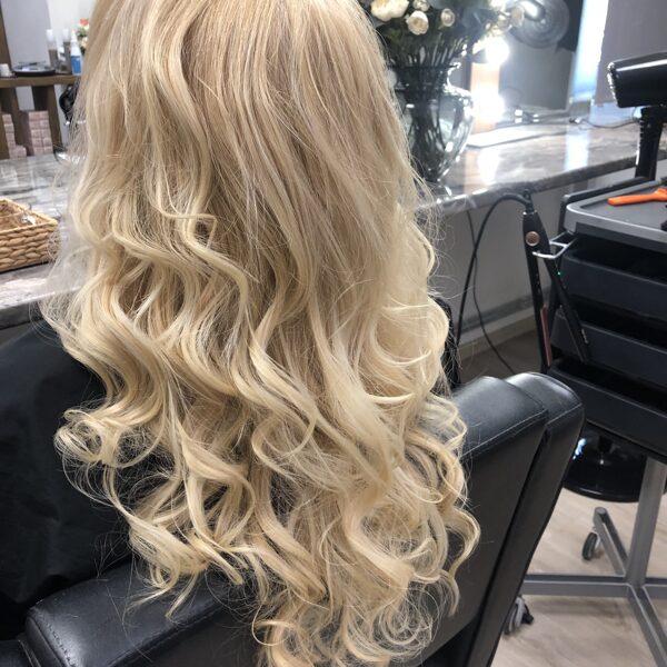 #gaišomatuburvība #blondehairdye #beautyblondehair #eveninghairstyle