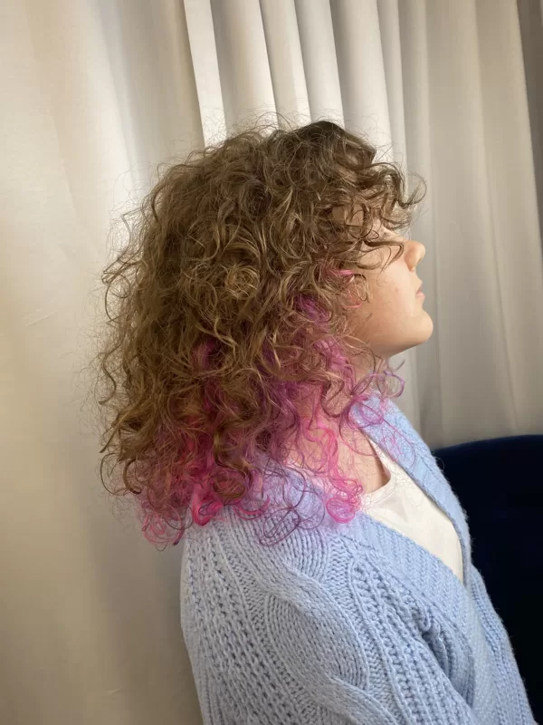 #rozāšķipsnas #pinkhair